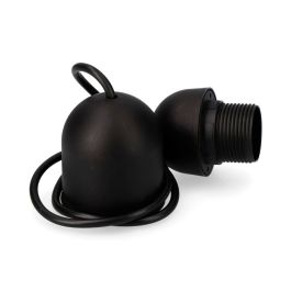Conjunto colgante negro e27 longitud 80cm Precio: 4.49999968. SKU: B1AGAG9P2M