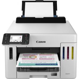 Canon Maxify Gx5550 Megatank Impresora de Inyección de Tinta Wi-Fi, Pantalla Táctil LCD 6,9 cm, A4, Solo Imprimir