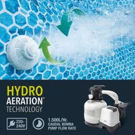 Intex Piscina Ultra XTR Rectangular 549x274x132 cm con Bomba de Arena - Material PVC, Capacidad 17203 L