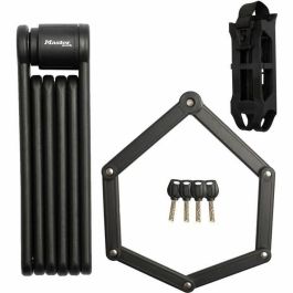Master Lock 8335EURDPRO Candado de seguridad plegable para bicicleta, fabricado en acero endurecido, con 4 llaves y soporte incluido Precio: 51.49999943. SKU: B15BVSV5LL
