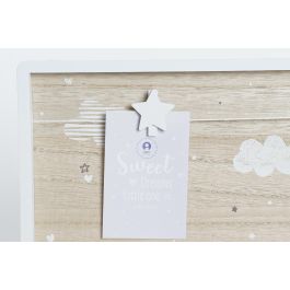 DKD Home Decor Memo Fotos Baby Oveja Natural Blanco 2 x 25 x 40 cm (4 Unidades)