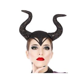 Diadema con Cuernos Negros Brillantes para Disfraces de Villana, Hechicera o Reina Oscura - Perfecta Halloween, Carnaval y Eventos de Fantasía Precio: 1.88999943. SKU: S1130586
