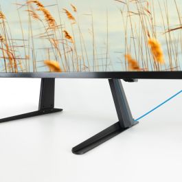 Tooq Soporte Mesa para Pantallas de 32 a 70 Pulgadas, Compatible con VESA, Peso Máximo 50 kg, Acero Negro