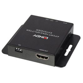 Lindy 70m Cat.6 4 Port Splitter Extender HDMI 4K30 con Loop Out y Extensión IR