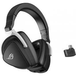 ASUS ROG Delta S Wireless Auriculares Gaming Inalámbricos con Sonido Envolvente Virtual 7.1 para PC, Mac, PS5, PS4, Switch, Android