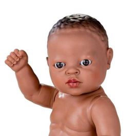 Berjuan 7080-17 Muñeca Newborn de 30 cm, niña africana, a partir de 3 años