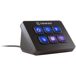 Elgato Stream Deck Mini Teclado con 6 Teclas de Acceso Directo, USB, Negro, Alámbrico, Compatible con Windows y Mac