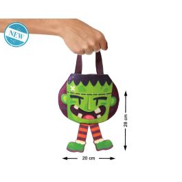 Bolsa Recoge Caramelos Negra 28x20 cm Halloween con Cara de Monstruo Verde Precio: 1.68999974. SKU: B1292DEJFE