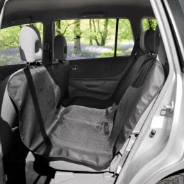 Dogs Collection Protector para Asiento de Coche 135 x 145 cm Negro Poliester
