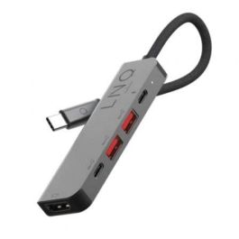 Docking USB Tipo-C Linq LQ48014/ 1xUSB Tipo-C/ 2xUSB/ 1xHDMI 4K/ 1xUSB Tipo-C PD/ Gris Precio: 52.89000024. SKU: S55131082
