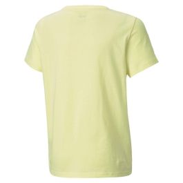 Camiseta de Manga Corta Infantil Puma 585887 40 Amarillo