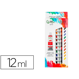 Liderpapel Pintura al Óleo Caja de 12 Tubos de Aluminio de 12 ml Colores Surtidos Precio: 7.986. SKU: B1CL587YLT