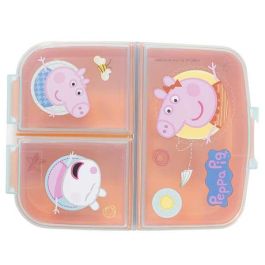 Sandwichera peppa pig core con multiples compartimentos 17x14x7 cm Sandwichera peppa pig core con multiples compartimentos 17x14x7 cm