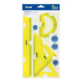 Milan Reglas Flex&Resistant 30 cm Amarillo Translucido Kit 4 Piezas Precio: 2.6899994. SKU: B1BZBQVGG7