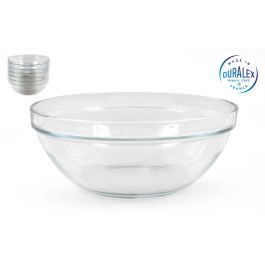 Duralex Ensaladera Lys 3.45L Ø26 cm Apilable Transparente Roja (12 Unidades) Precio: 63.69000044. SKU: S2207533