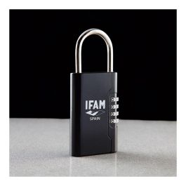 Ifam Guardallaves con Arco G3 para Llaves, Cuerpo en Aleación de Zinc, Apertura Combinación 4 Rodillos, Negro
