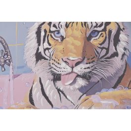 DKD Home Decor Cuadro Moderno Rosa Azul 2 x 60 x 40 cm (8 Unidades)