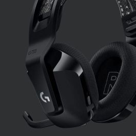 Logitech G G733 Auricular Gaming Inalámbrico con Micrófono Desmontable Blue VO!CE, RGB LIGHTSYNC, 29h Batería, para PC y Consola - Negro