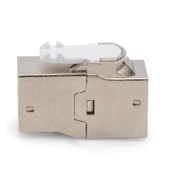 Digitus Acoplador modular CAT 6A, apantallado, RJ-45, RJ-45, Níquel