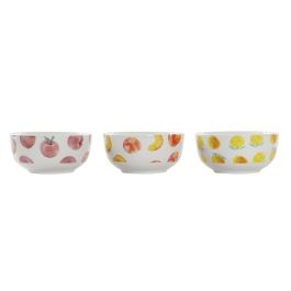 DKD Home Decor Bol Porcelana Frutas Naranja Rojo Blanco 13.5 x 6.5 x 13.5 cm (12 Unidades) Apto Microondas Lavavajillas Precio: 24.58999994. SKU: B17EA9LDEA