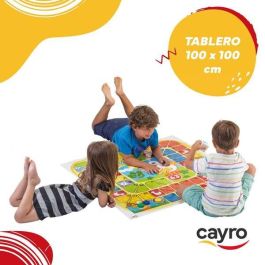 Cayro Juego de la Oca Gigante para Suelo 100x100 cm, Plástico, +2 Jugadores, Edad Mínima 3 Años