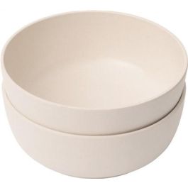 Berghoff 3950078 Set 2 Bols Apilables de Fibra de Bambú para Cocina