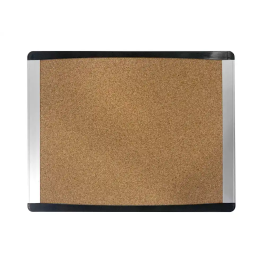 Bi-office Pizarra Corcho Reciclado Inka Marco Aluminio Laterales Plástico Negro 355x280 mm