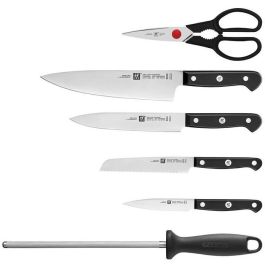 Zwilling 36131-002-0 - Juego de Cuchillos Gourmet de 7 Piezas con Bloque de Bambú