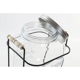 Dispensador Bebidas Cottage DKD Home Decor Transparente Plateado 26 x 42 x 23 cm (4 Unidades) Dispensador Bebidas Cottage DKD Home Decor Transparente Plateado 26 x 42 x 23 cm (4 Unidades)