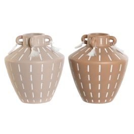 Jarron Colonial DKD Home Decor Marron Marron Claro 15.5 x 17.1 x 15.5 cm (2 Unidades) Precio: 21.49999995. SKU: B1ETGPNZ4K