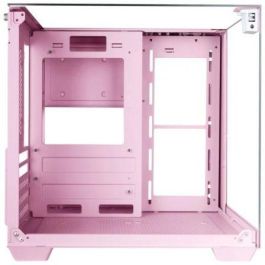 Mars Gaming MC-VISIONM MCVISIONMP Caja Gaming Minitorre MicroATX Panorámica Triple Cristal Templado Refr. Líquida 240mm Rosa