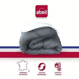 Abeil Edredón cálido bicolor reversible con relleno 100% Poliéster 350 gr/m² Microfibra 200x200 cm Blanco y Gris Lavable Oeko-Tex Precio: 39.49999988. SKU: B1C3SHSRW2