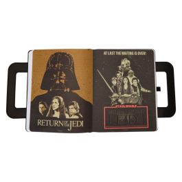 Loungefly Cuaderno R2-D2 & C-3PO El Retorno del Jedi Star Wars 20x12,5cm de cuero vegano con notas adhesivas