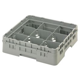 CAMBRO - 9S318-163 - Cesta de lavado 9 comp. 1 altura - 14,8 cm Ø máx. - alt. máx. 9,4 cm - 50 x 50 x 14,3 cm - Rojo Precio: 46.58999972. SKU: B13SDTD24B