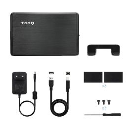 Caja Externa para Disco Duro de 3.5" TooQ TQE-3509B/ USB 2.0 Caja Externa para Disco Duro de 3.5" TooQ TQE-3509B/ USB 2.0