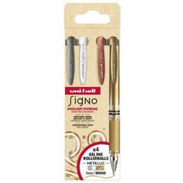 Uni-Ball UM-153 Rollerball 1.0 mm Set 4 Ud Colores Surtidos Oro Plata Bronce Blanco Precio: 6.59000001. SKU: B12GJB3YJN