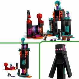 Lego Minecraft 21279 Torre del Enderman - Set de Construcción para Niños de 9 Años en Adelante