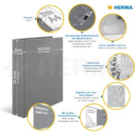 HERMA Archivador A4 Love Story para Boda