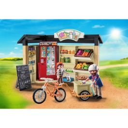 Playmobil 71250 Tienda de Granja Country 24 Horas - Con Fruta, Verduras y Lácteos Frescos para Niños +4 Años
