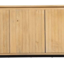 Aparador MONTMARTRE Negro Natural Hierro Madera de mango 140 x 40 x 75 cm