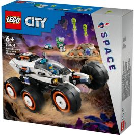 LEGO 60431 City Róver Explorador Espacial y Vida Extraterrestre, vehículo con 6 neumáticos, suspensión avanzada, incluye minifiguras y alienígenas