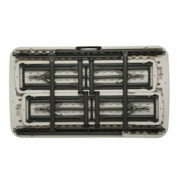 Color Baby Conjunto Plegable Mesa (106x61x74 cm) y 2 Bancos (94x22x42 cm) para 4 Personas Asas Incorporadas