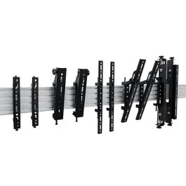 B-Tech BT8390 Riel de Montaje Horizontal, 500 mm, Negro