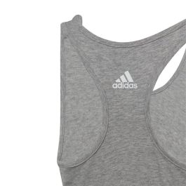 Camiseta de Tirantes Mujer Adidas Essentials Linear Logo Gris 33