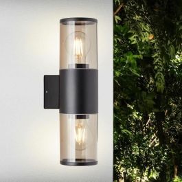 Aplique de Pared Brilliant Sergioro Negro 20 W