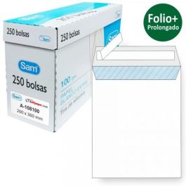 Sam Bolsa A-108100 Autoadhesivo Con Tira De Silicona 260x360 100 gramos Offset Blanco 250 Bolsas Precio: 36.79000039. SKU: BIX149005-A108100