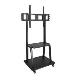Tooq Soporte TV Suelo con Ruedas para Pantallas de 37 a 100 Pulgadas, hasta 150 kg, 2 Bandejas, Color Negro Precio: 224.5899997. SKU: S0221177