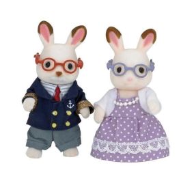Sylvanian Families 5190 Abuelos Chocolate Conejo con Ropa Nueva Sylvanian Families 5190 Abuelos Chocolate Conejo con Ropa Nueva