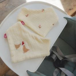 Pack de 2 baberos bandana - DOMIVA - Maternity Love - Algodón suave y absorbente - Broches ajustables Pack de 2 baberos bandana - DOMIVA - Maternity Love - Algodón suave y absorbente - Broches ajustables