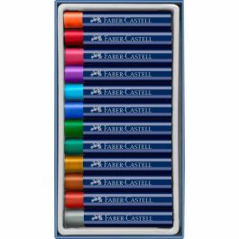 FABER-CASTELL Lápices de Pastel al Óleo Metálicos, Caja de Cartón con 12 Unidades Precio: 19.98999981. SKU: B19DGHN47N